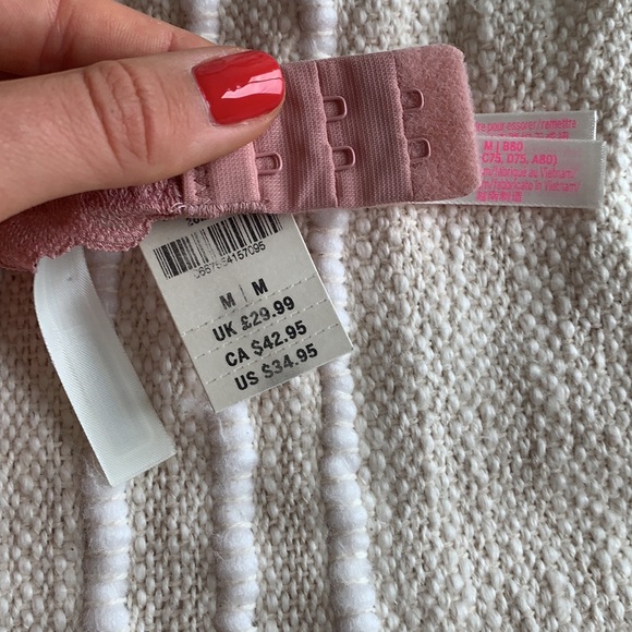 Pink padded bralette, new with tags. - Picture 3 of 4